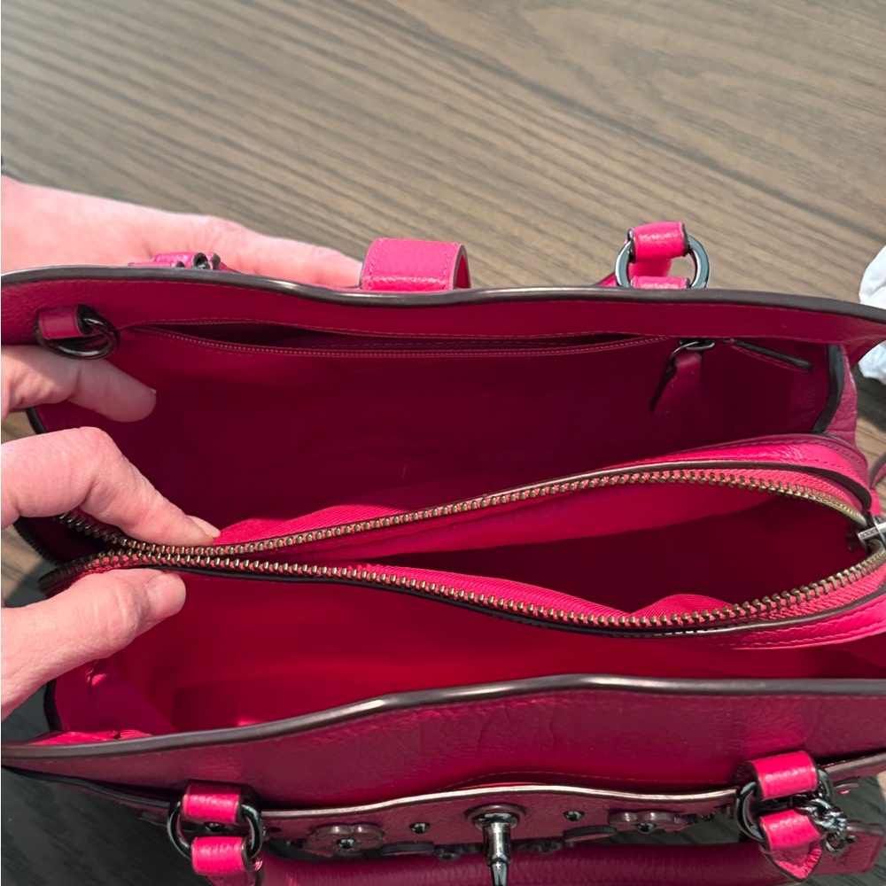Coach MERCER SATCHEL 24 WITH TEA ROSE satchel crossbody - Picture 8 of 11